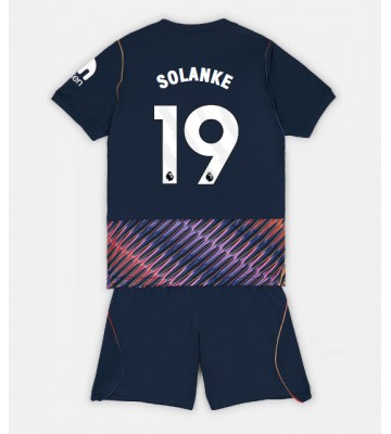 Tottenham Hotspur Dominic Solanke #19 Udebanetrøje Børn 2026-27 Kortærmet (+ Korte bukser)